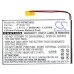 Compatibele batterijvervanging voor RCA PT3867103