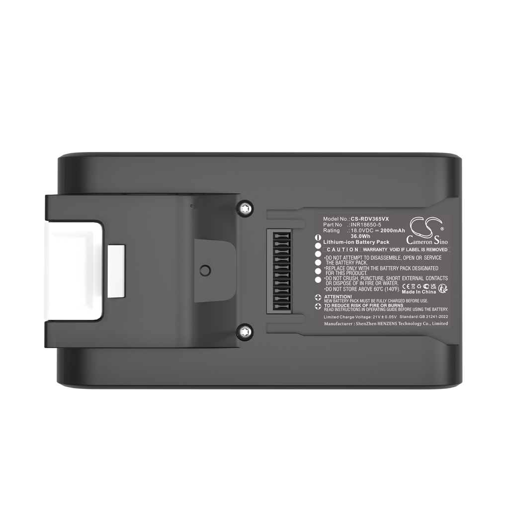 Batterijen voor stofzuigers Redmond CS-RDV365VX
