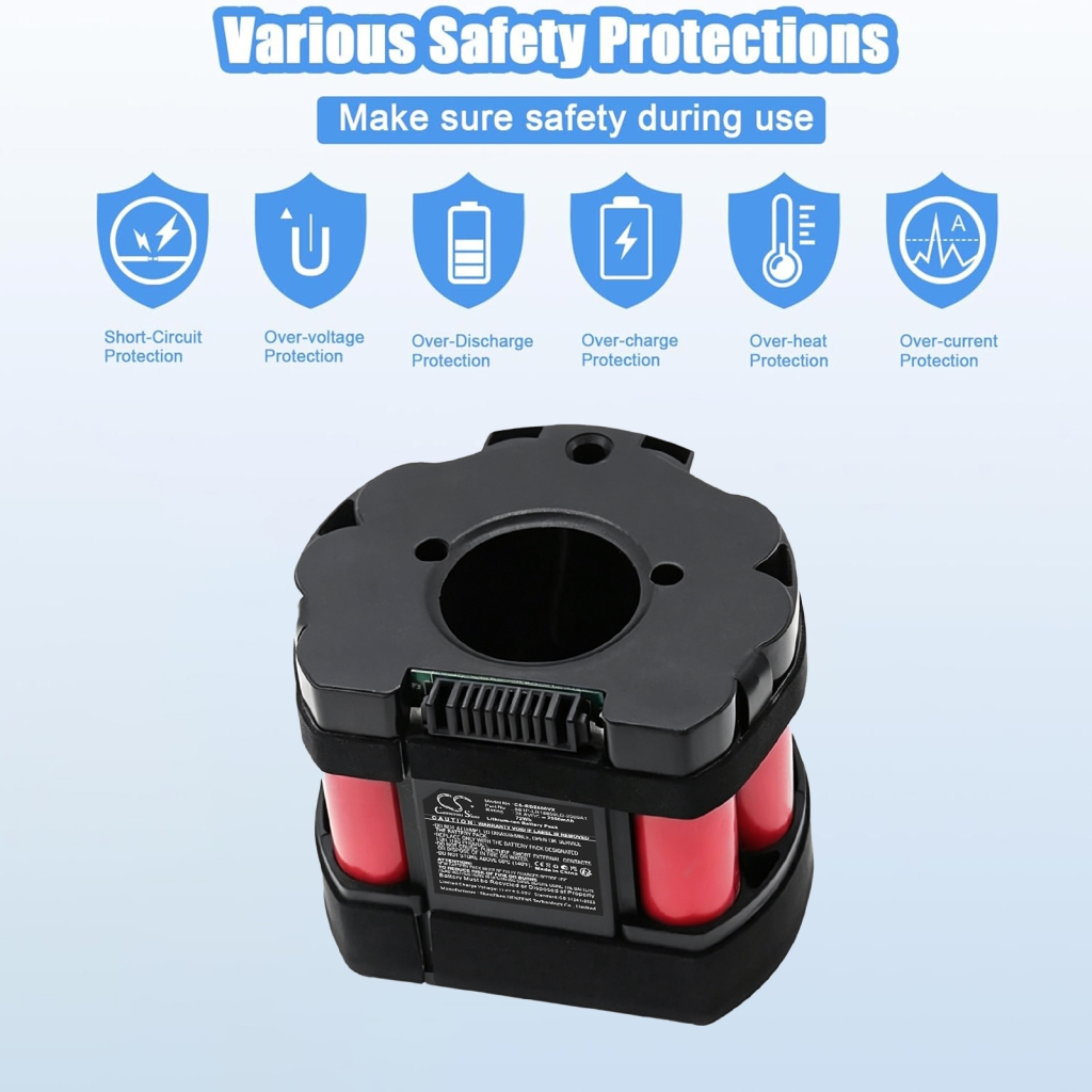 Battery compatible with Roidmi CS-RDZ600VX