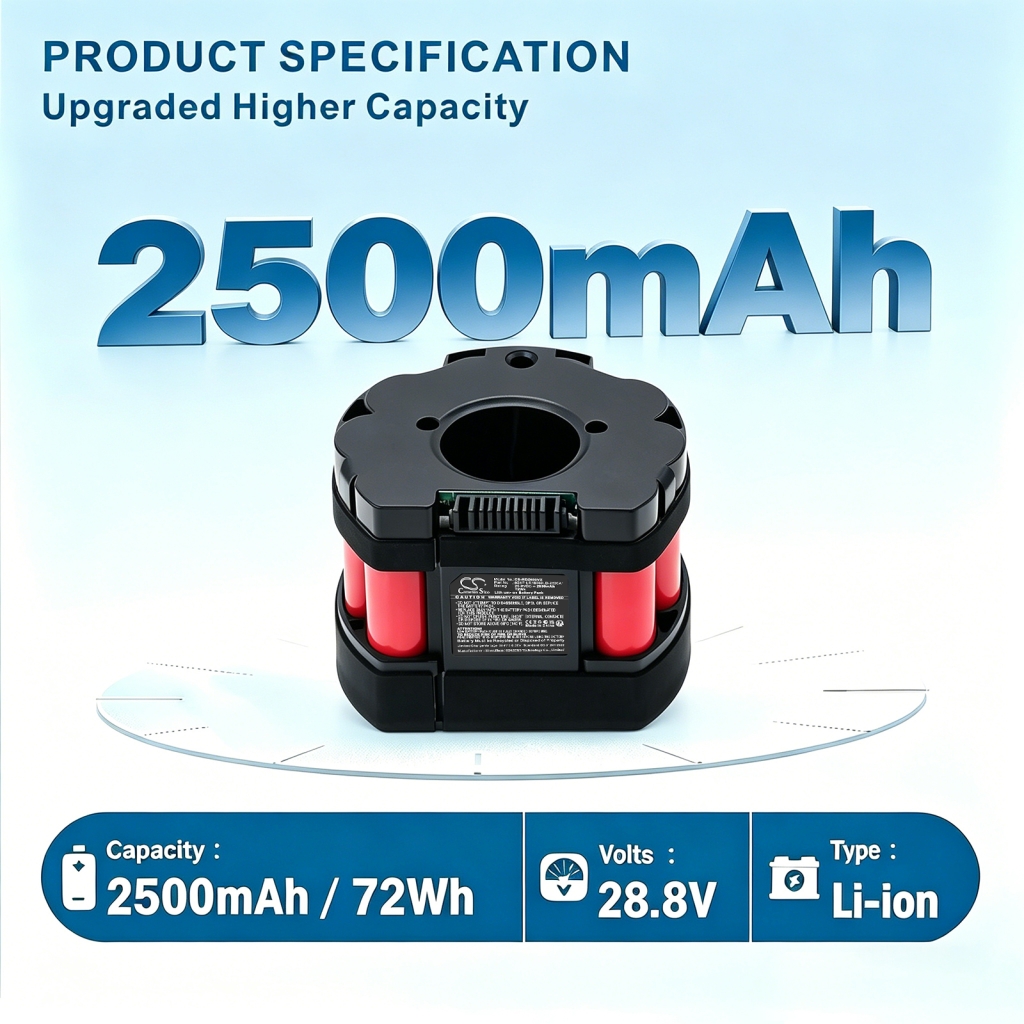 Battery compatible with Roidmi CS-RDZ600VX