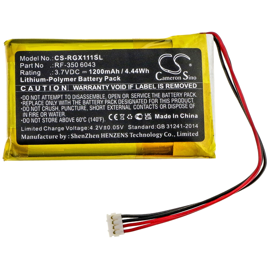 Batterijen GPS, Navigator Batterij CS-RGX111SL