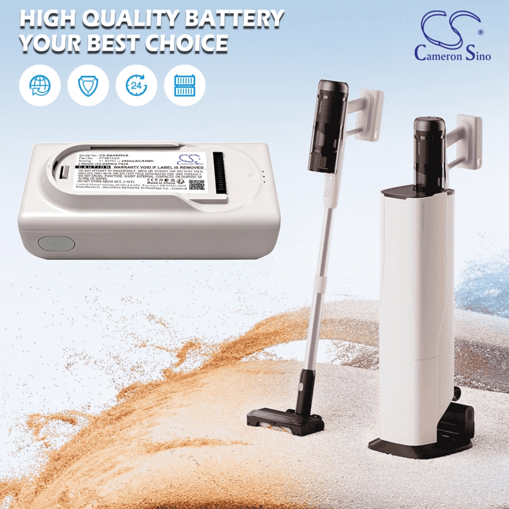 Battery compatible with Roborock CS-RKH600VX