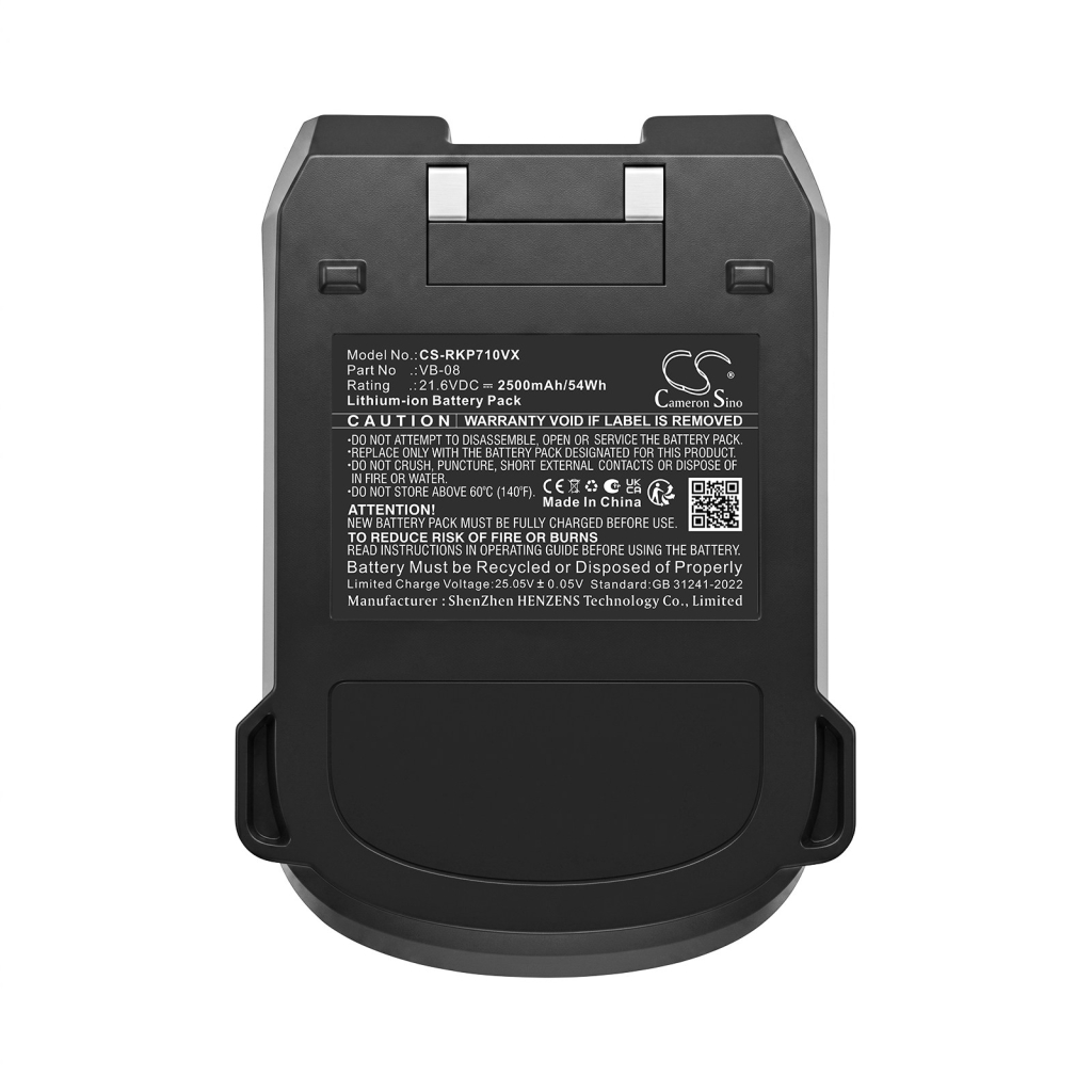 Batteries compatible with Redkey P7 Plus Plus Handheld Cordless Vacuum Cleaner CS-RKP710VX