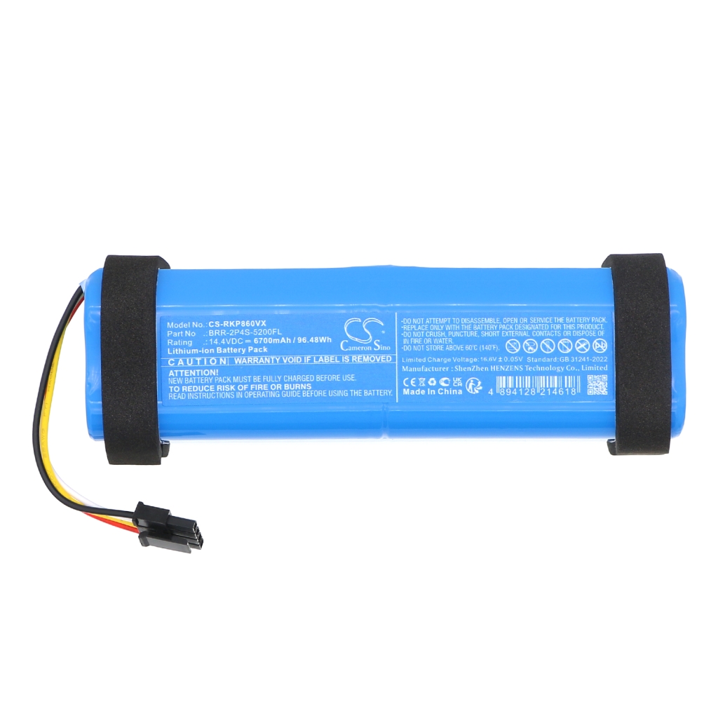 Batterijen voor stofzuigers Roborock CS-RKP860VX