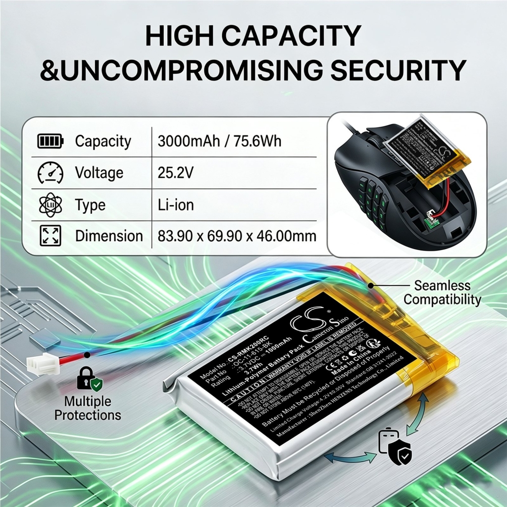 Battery compatible with Keyboard Battery