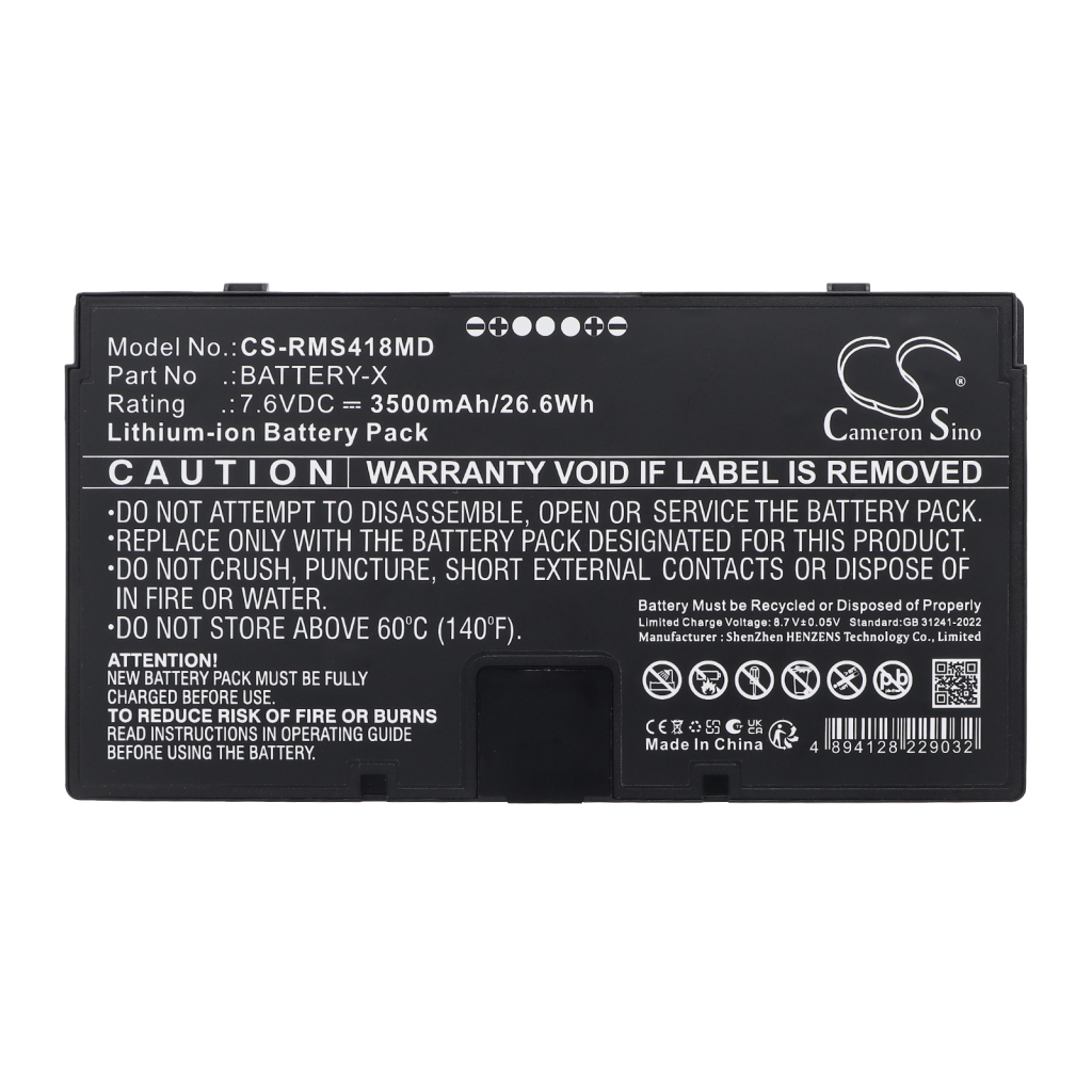 Battery compatible with Iray CS-RMS418MD