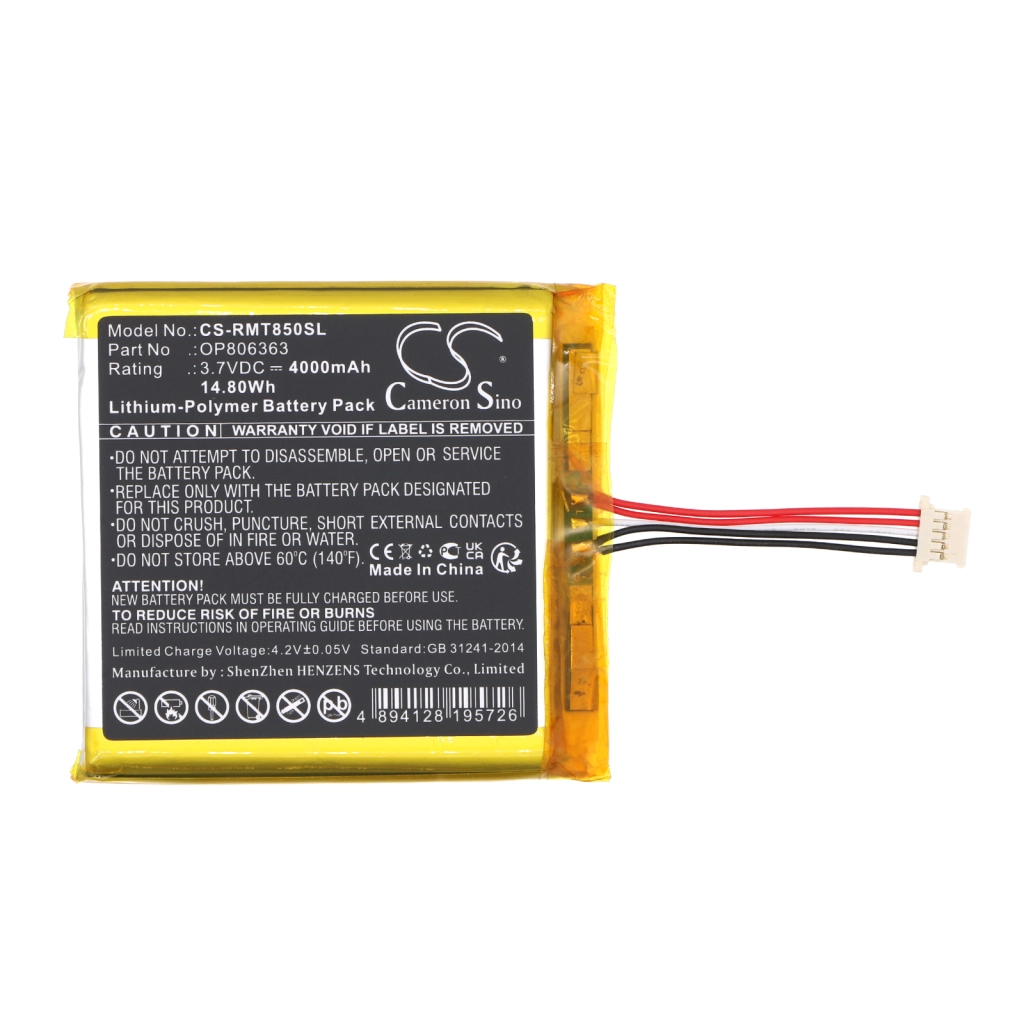 Batterijen GPS, Navigator Batterij CS-RMT850SL