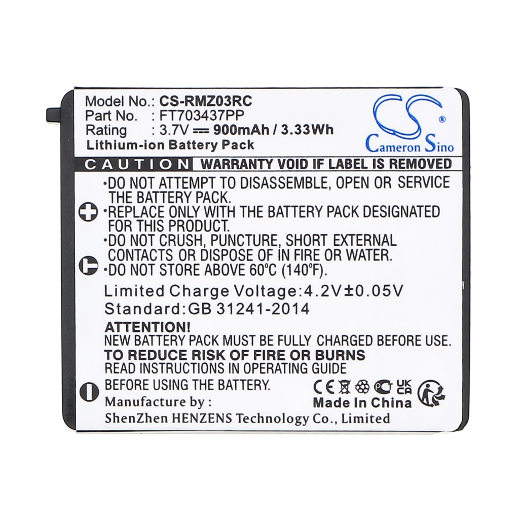 Batterij voor toetsenbord Razer CS-RMZ03RC