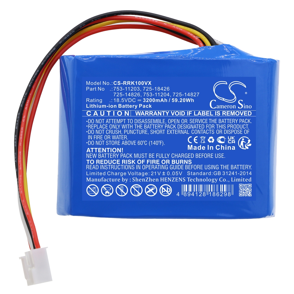 Batterijen Batterij voor elektrisch gereedschap CS-RRK100VX