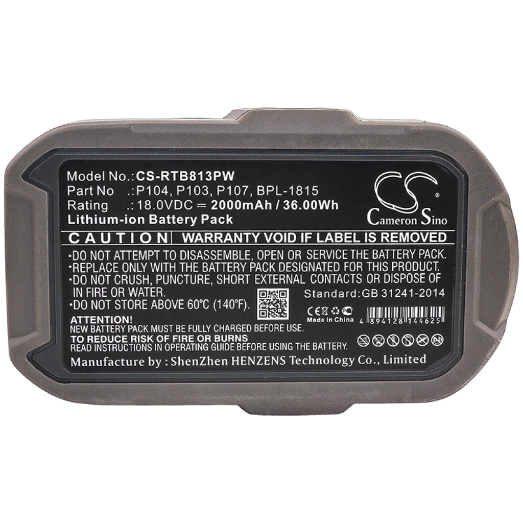 Battery Replaces P107
