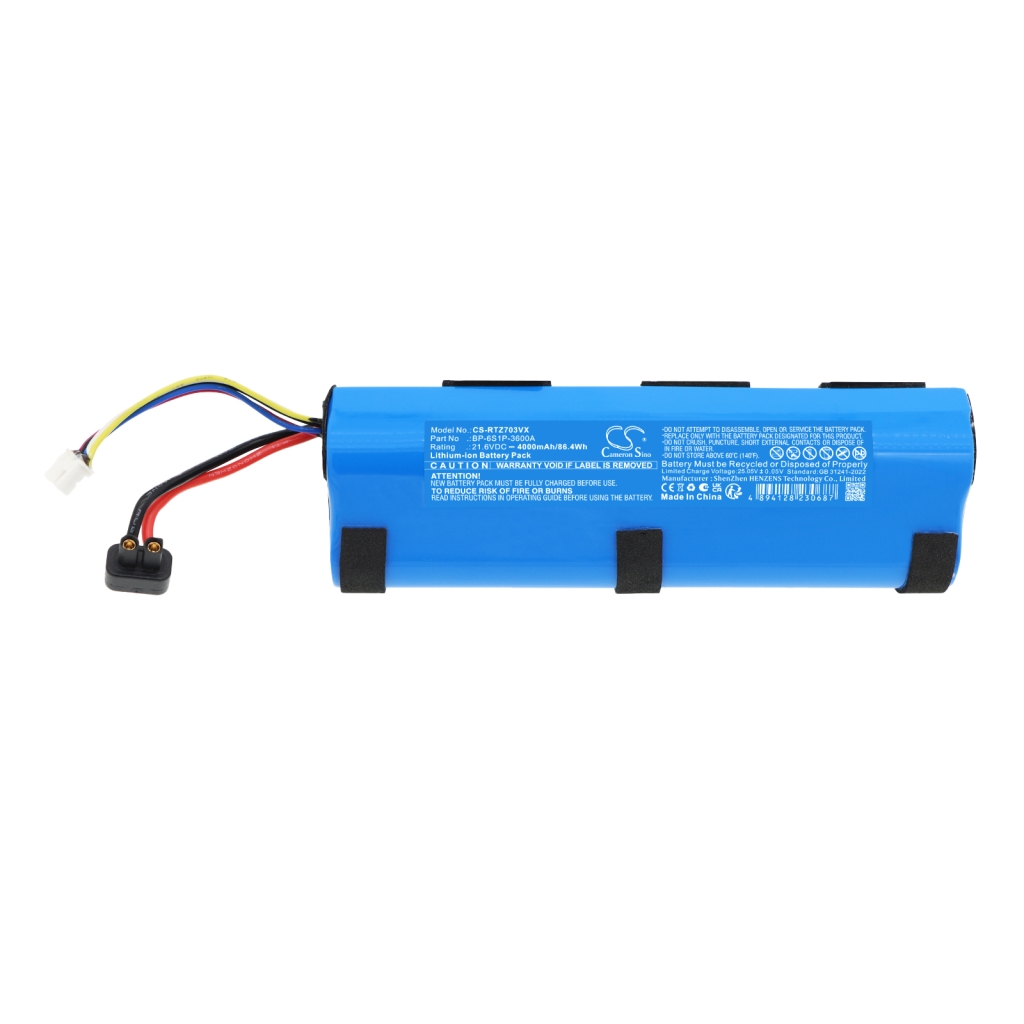 Battery compatible with Rowenta CS-RTZ703VX