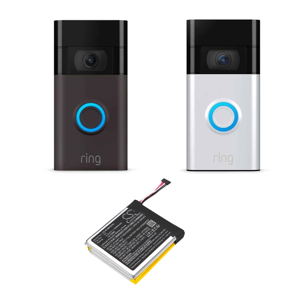 Compatibele batterijvervanging voor Ring S2
