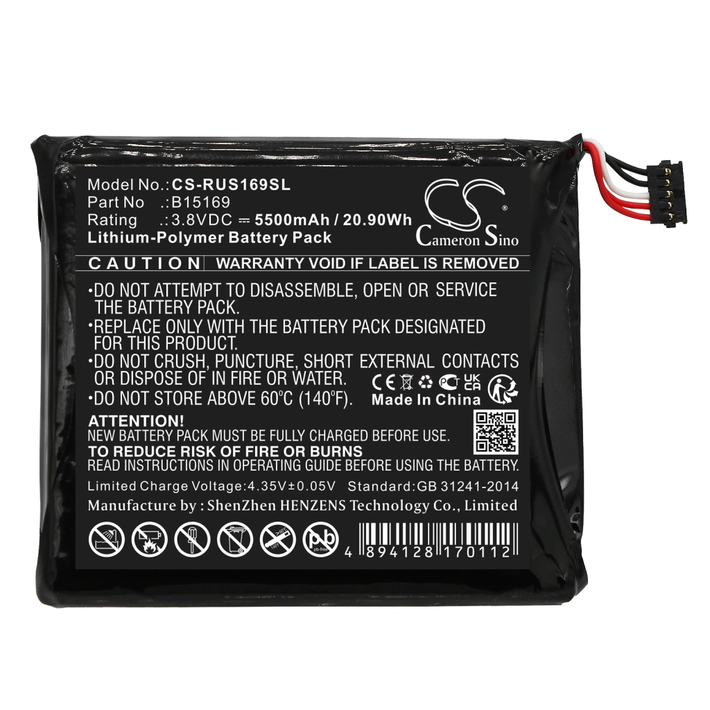Batterijen Vervangt B15169