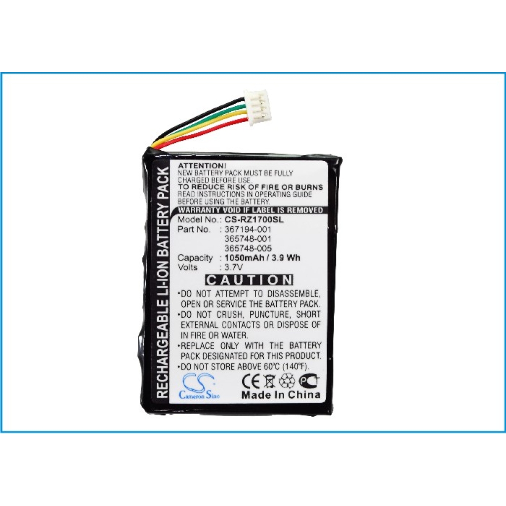 Tablet Battery HP iPAQ RZ1717