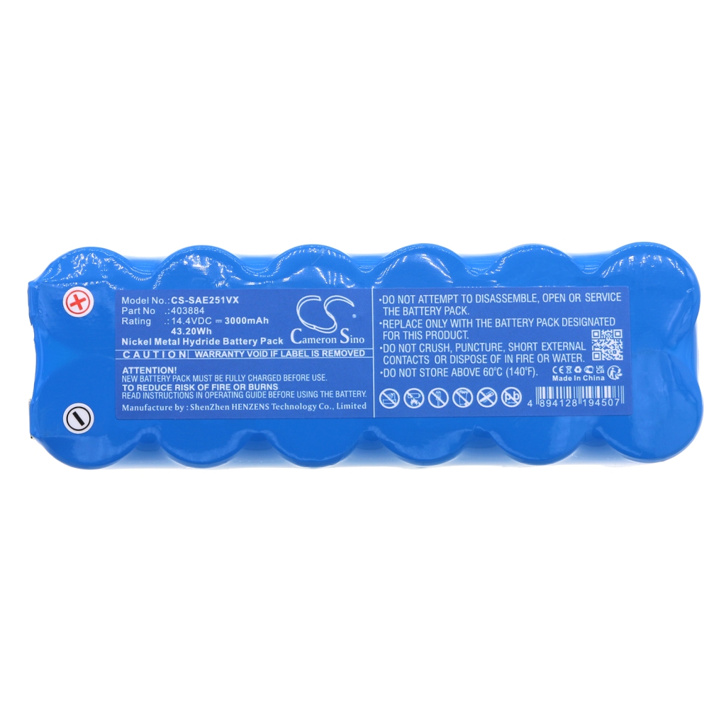 Batterijen voor stofzuigers Solac CS-SAE251VX