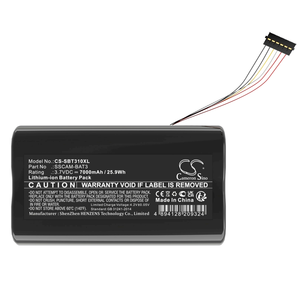 Batterijen Thuis Beveiligings Camera Batterij CS-SBT310XL