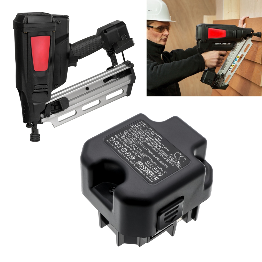 Batterijen Vervangt SENCO VP0108, VP0109