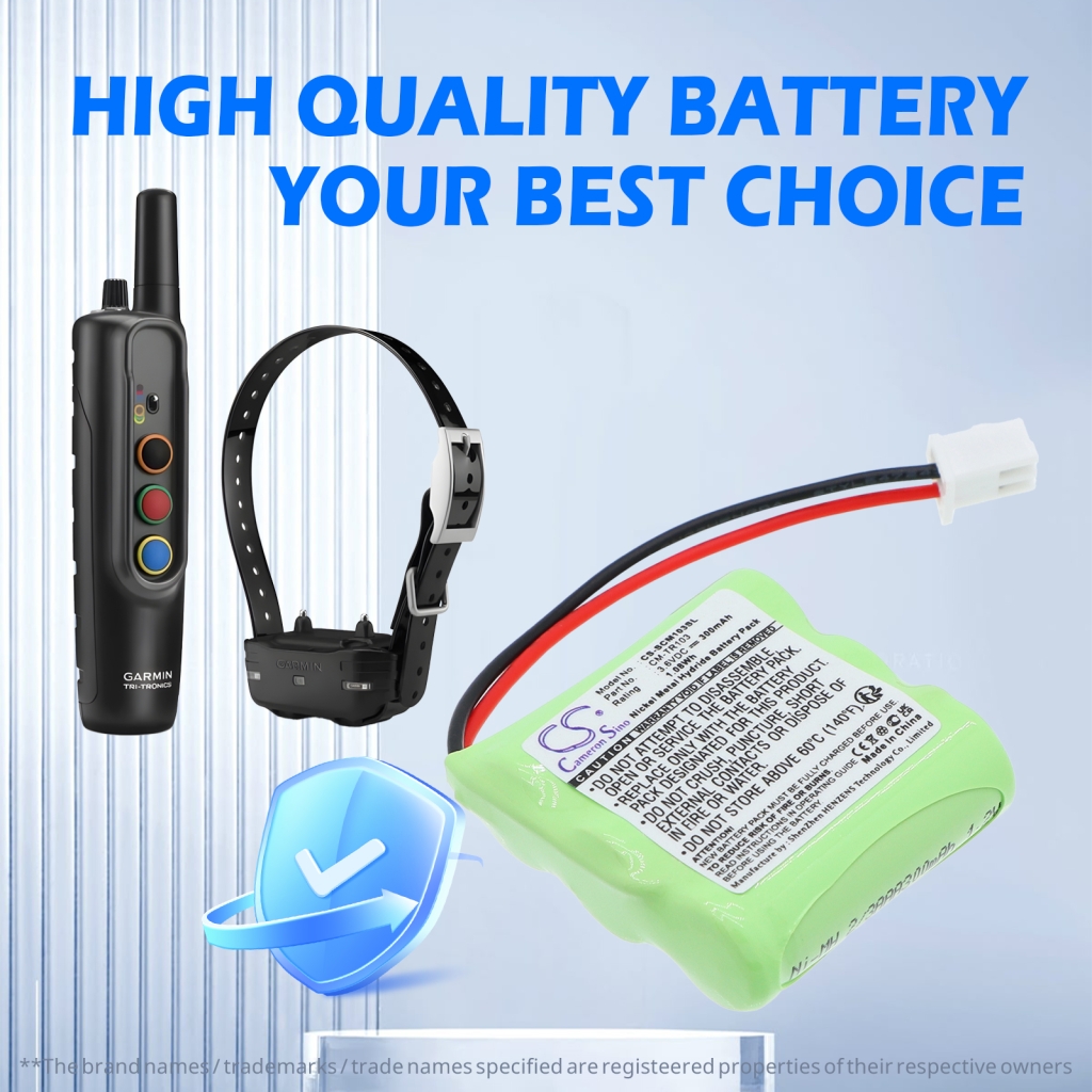 Battery compatible with Tri-Tronics CS-SCM103SL
