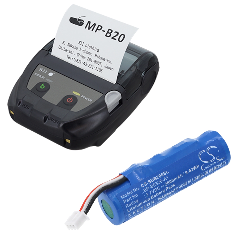 Batterijen Printerbatterij CS-SDB200SL