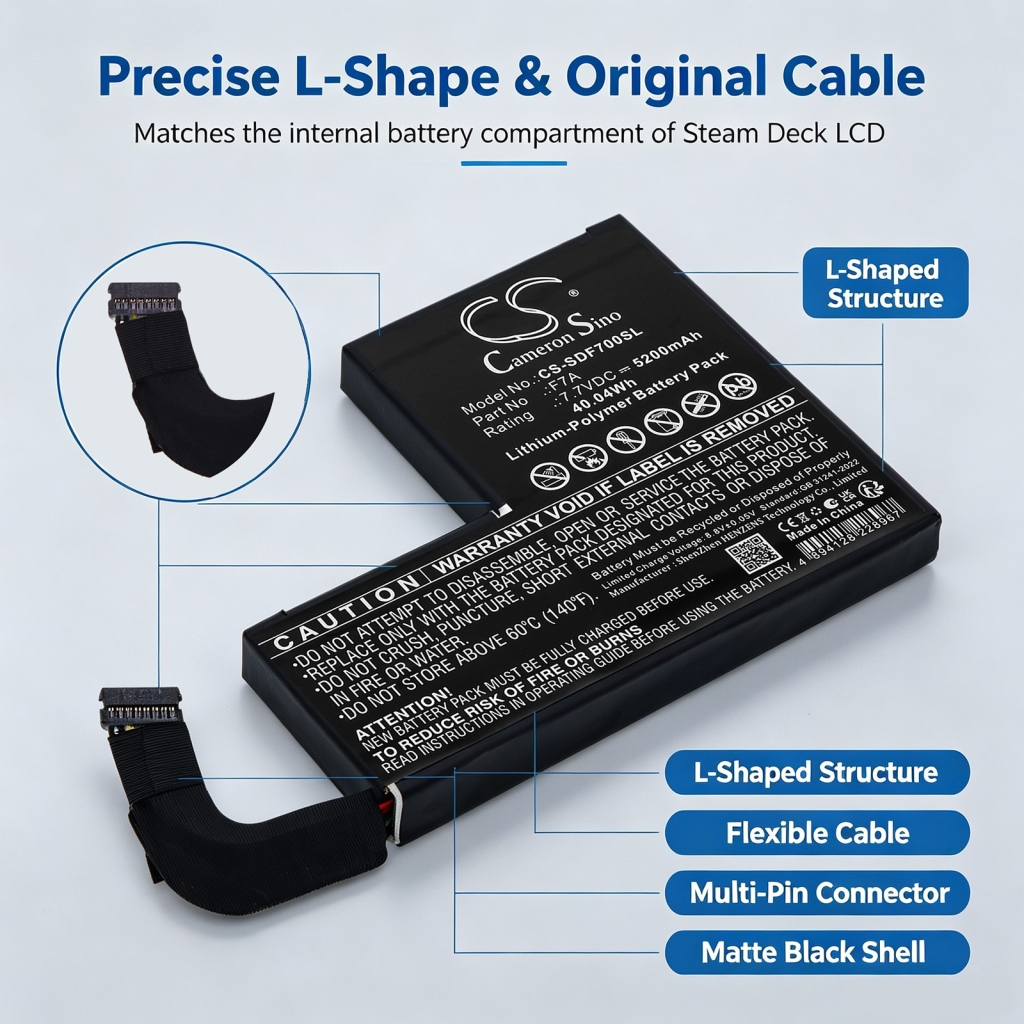 Battery compatible with Steam CS-SDF700SL