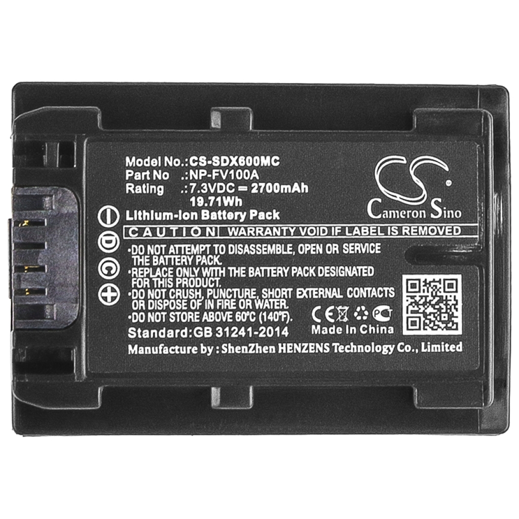 Camera Battery Sony FDR-AXP33