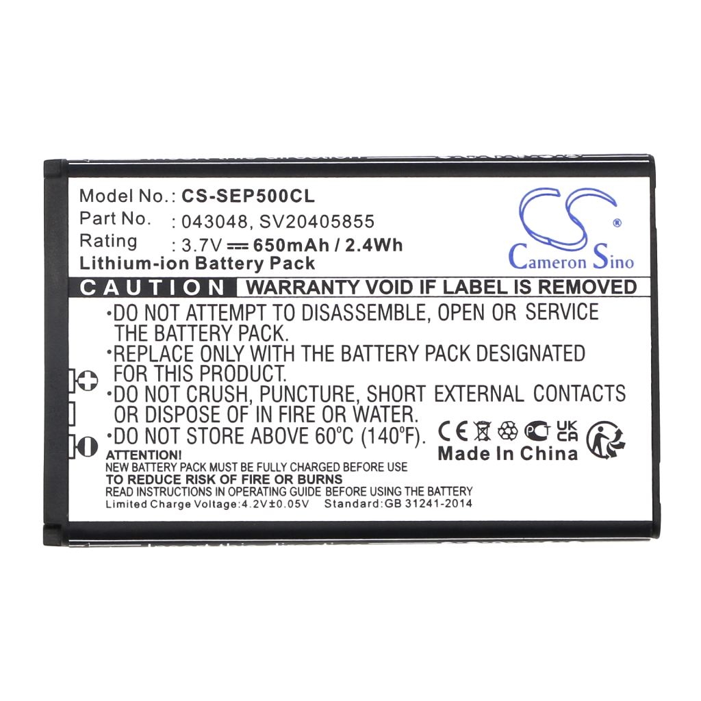 Draadloze telefoon batterij Bt CS-SEP500CL