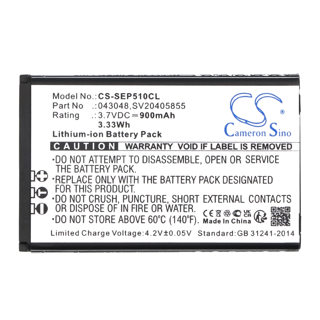 Draadloze telefoon batterij Bt CS-SEP510CL