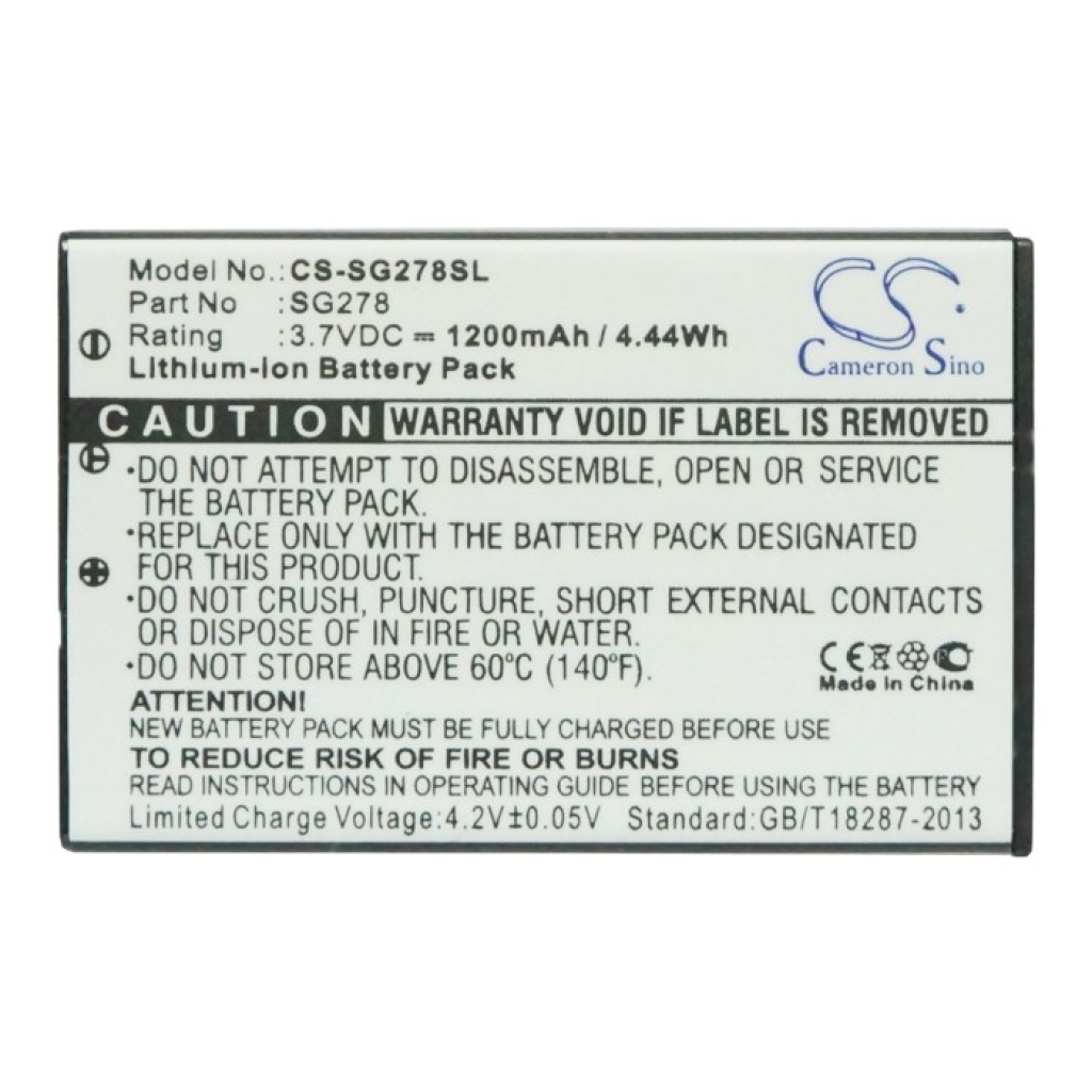GPS, Navigator Batterij Zycast SG-278