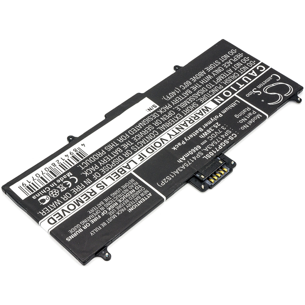 Battery compatible with Samsung CS-SGP710SL