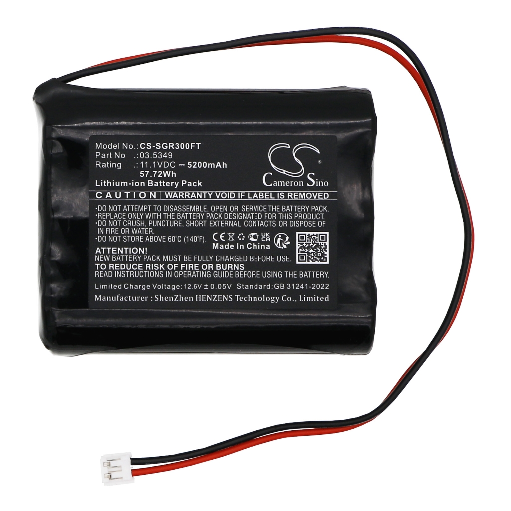 Batterijen Batterij voor verlichtingssysteem CS-SGR300FT