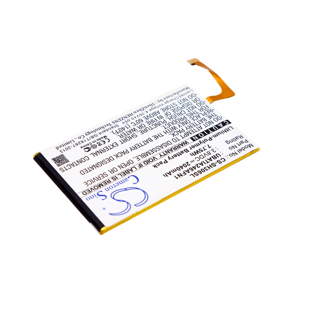 Compatibele batterijvervanging voor Sharp UBATIA246AFN1