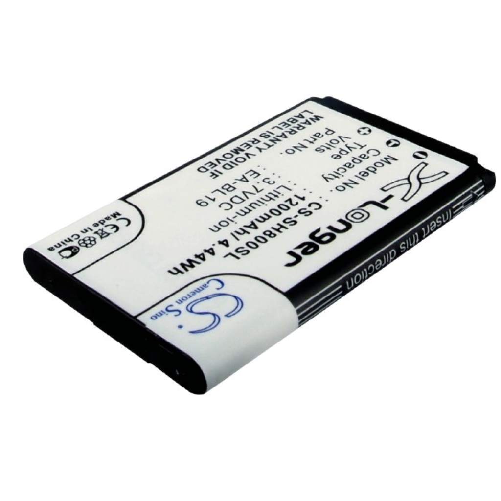 Battery compatible with Sharp CS-SH800SL