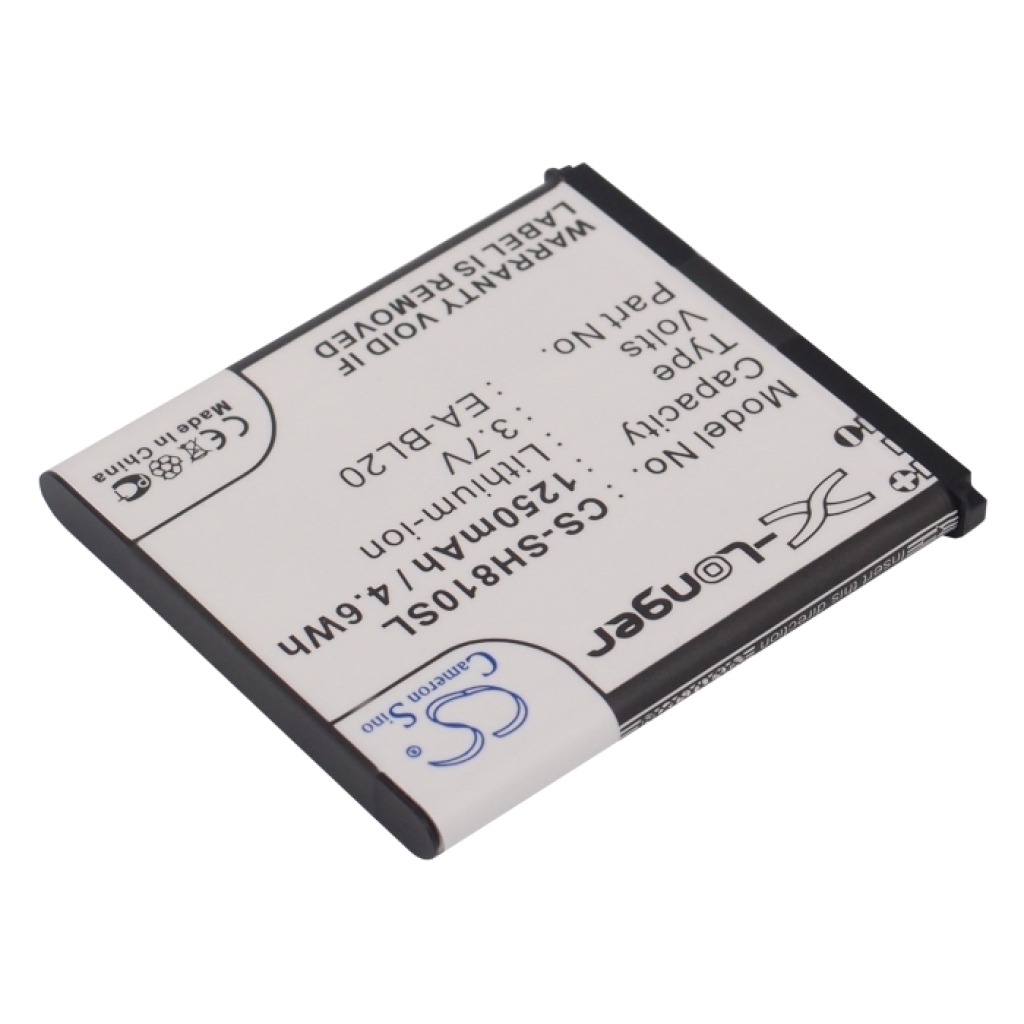 Battery compatible with Sharp CS-SH810SL