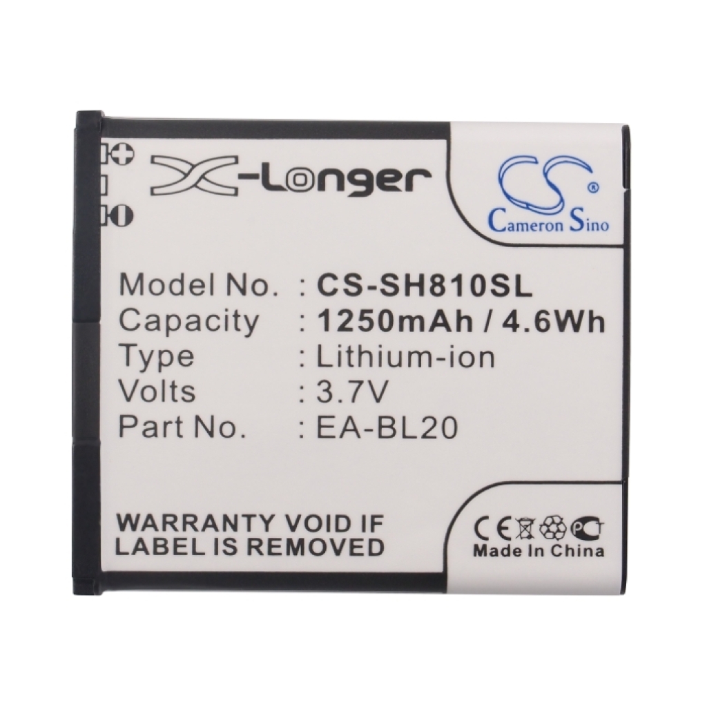 Battery compatible with Sharp CS-SH810SL