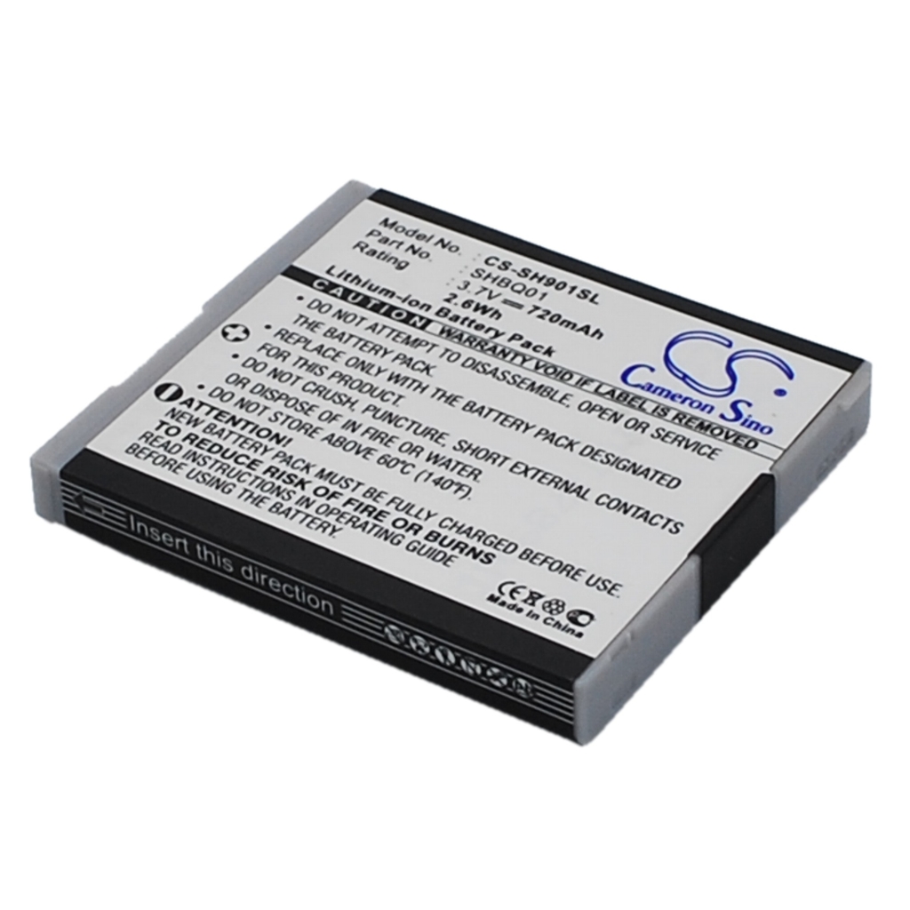 Compatibele batterijvervanging voor Sharp SHBQ01