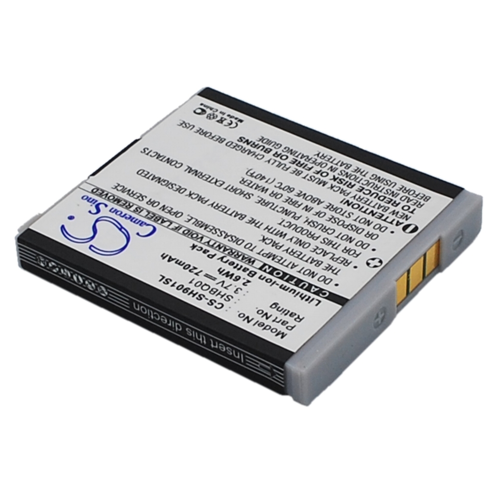 Compatibele batterijvervanging voor Sharp SHBQ01