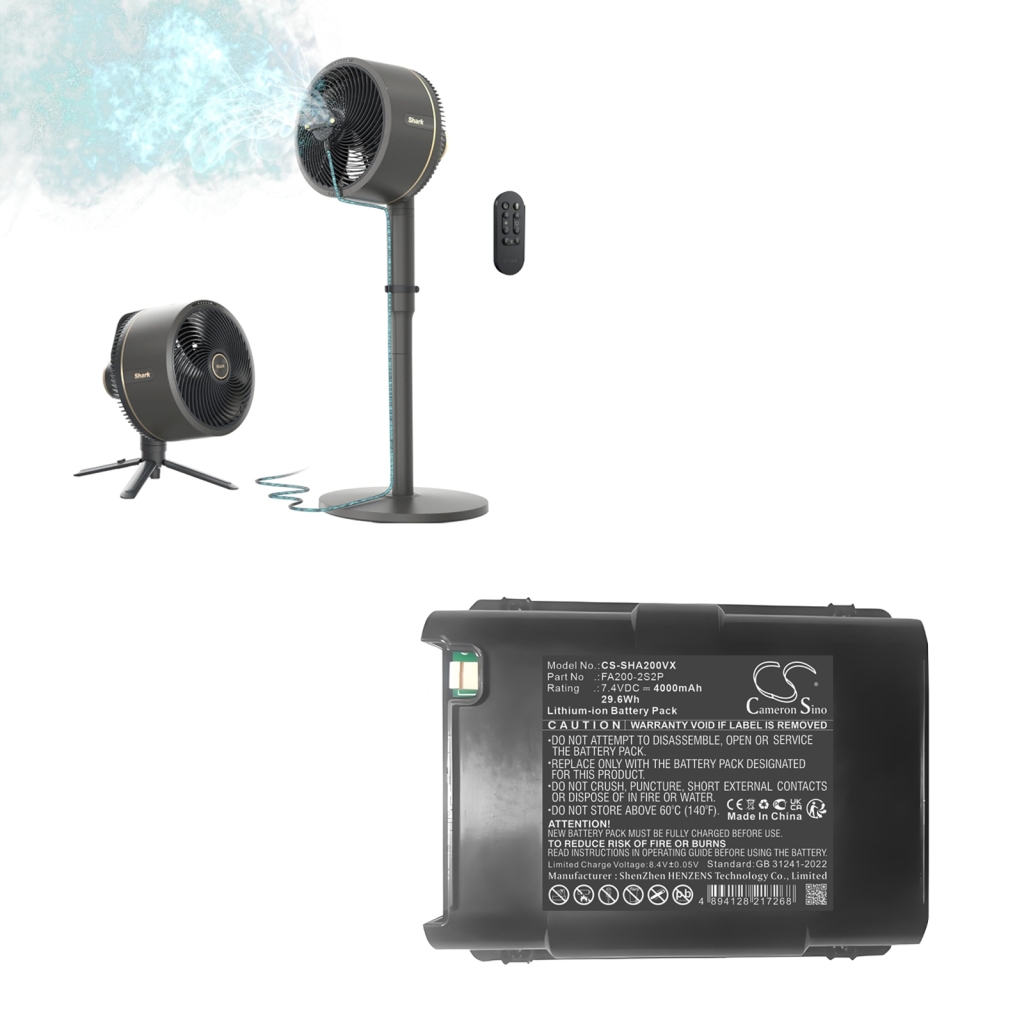 Smart Home Batterij Shark CS-SHA200VX