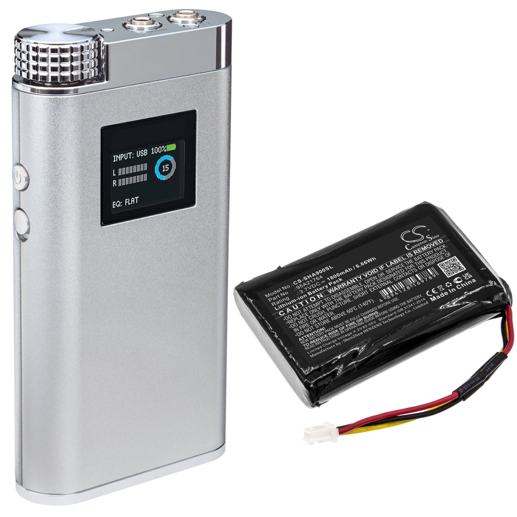 Compatibele batterijvervanging voor Shure 95A21764