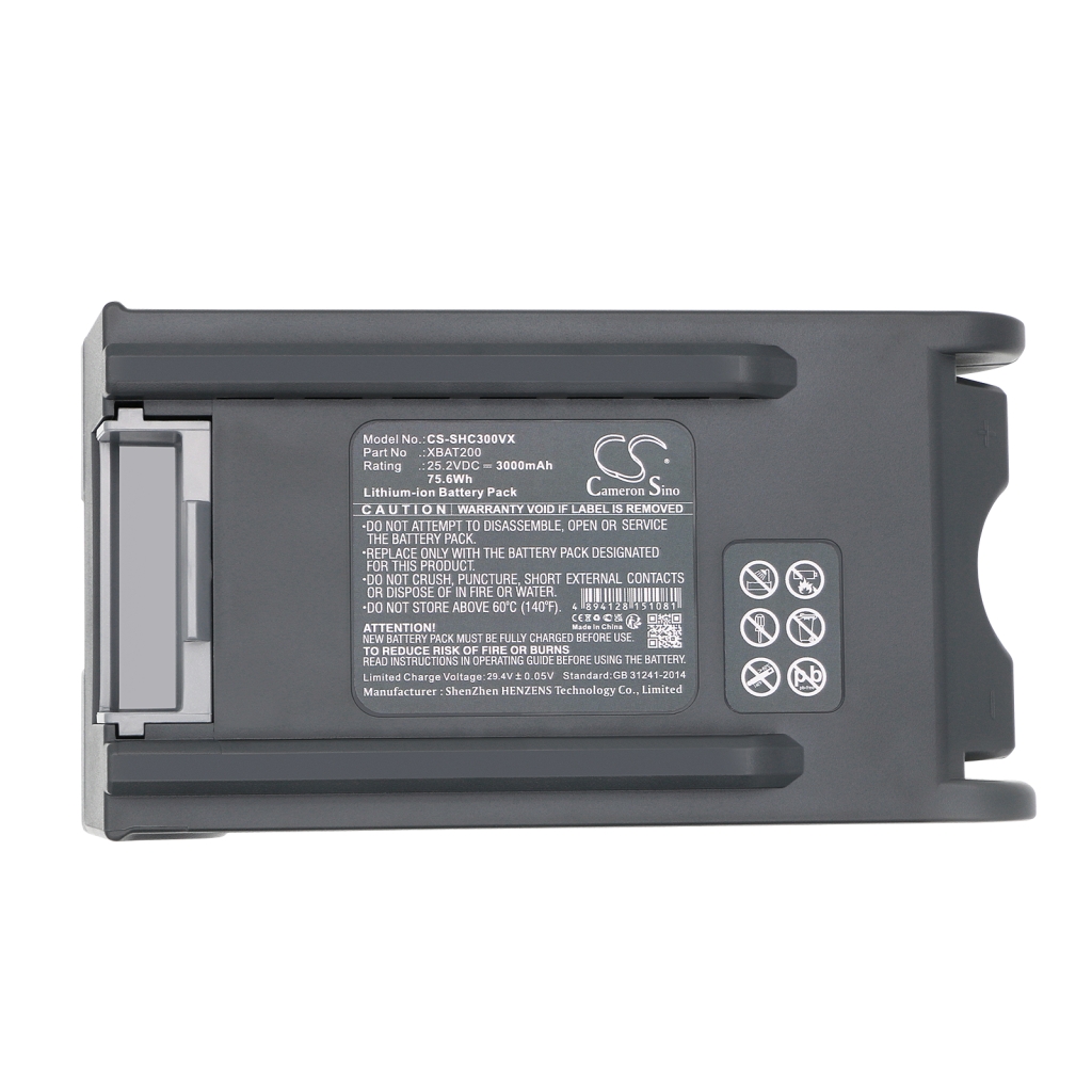 Batterijen voor stofzuigers Shark CS-SHC300VX