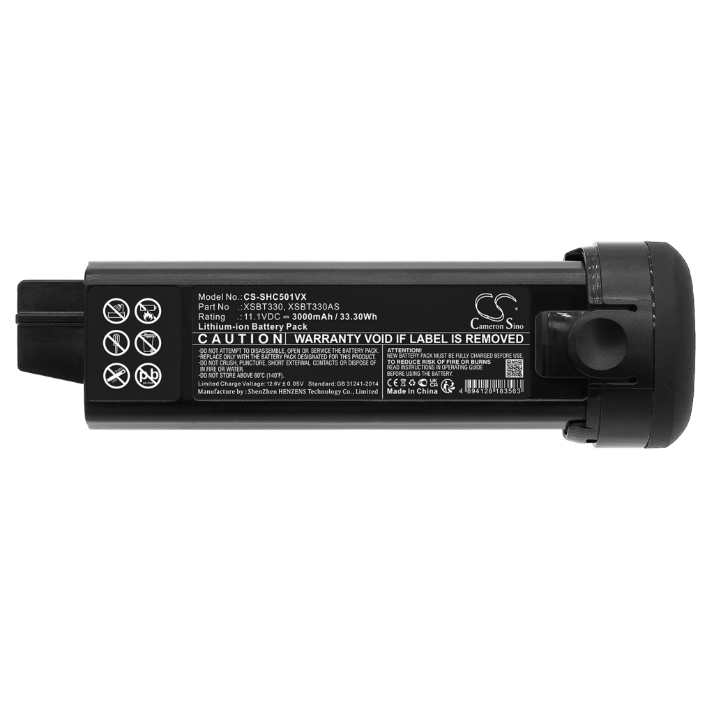 Batterijen voor stofzuigers Shark CS-SHC501VX