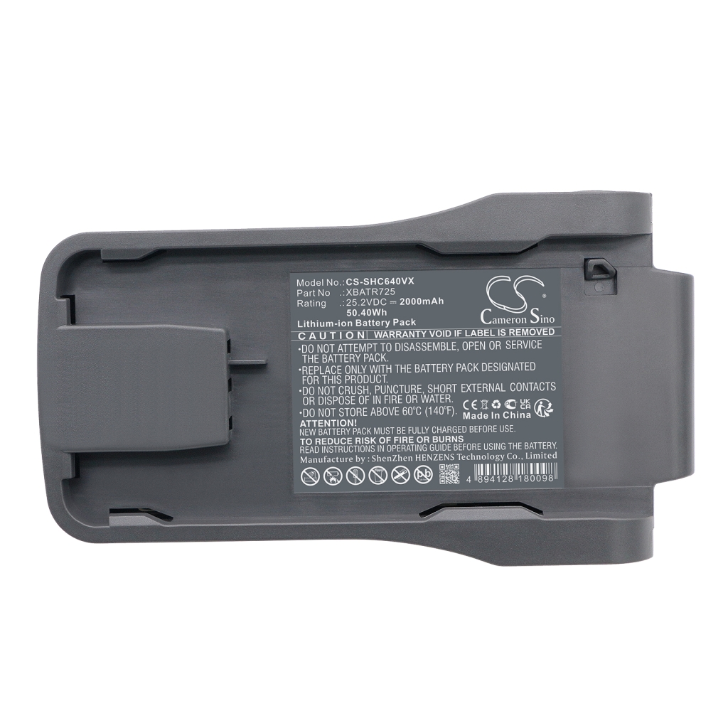 Batterijen voor stofzuigers Shark CS-SHC640VX