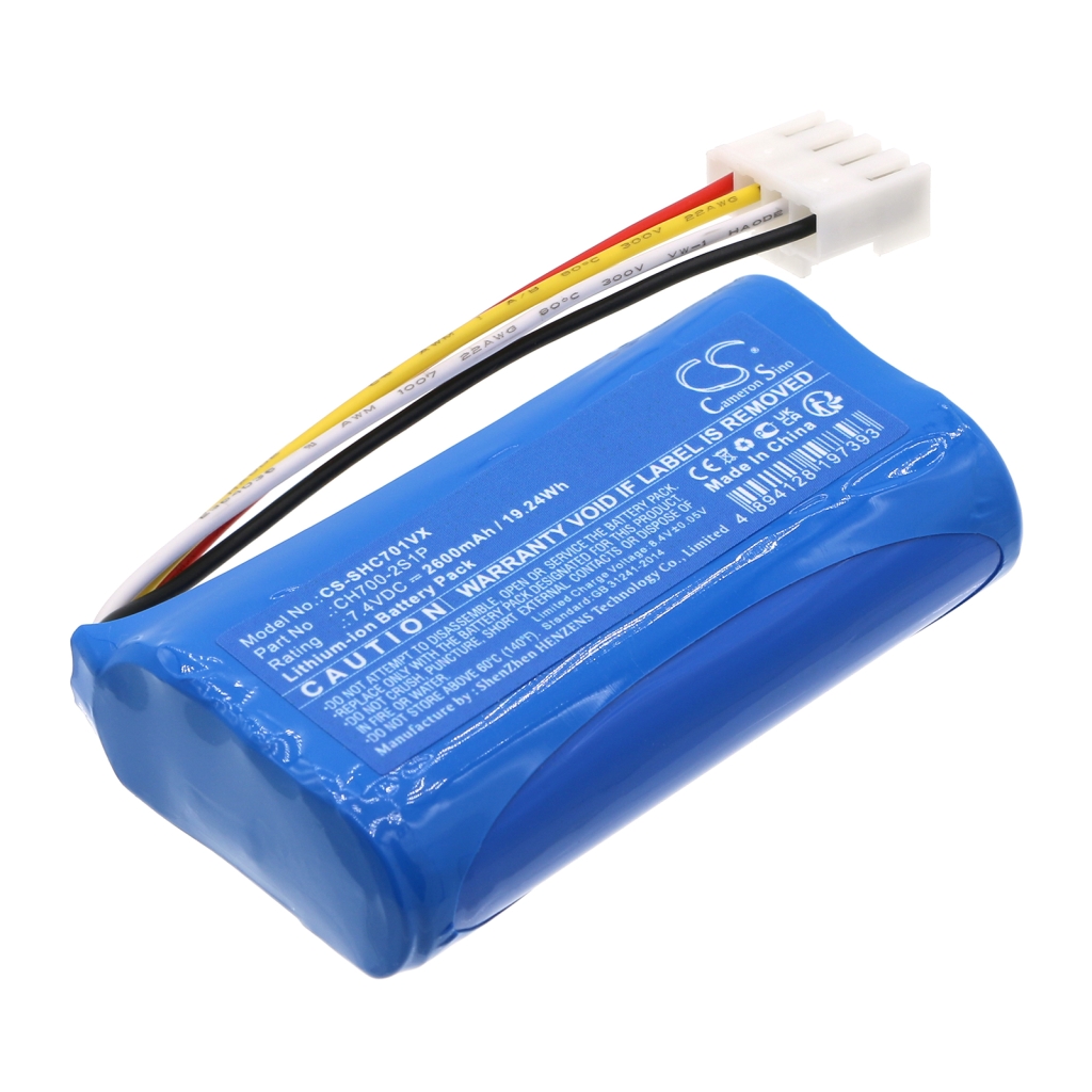 Batterijen voor stofzuigers Shark CS-SHC701VX