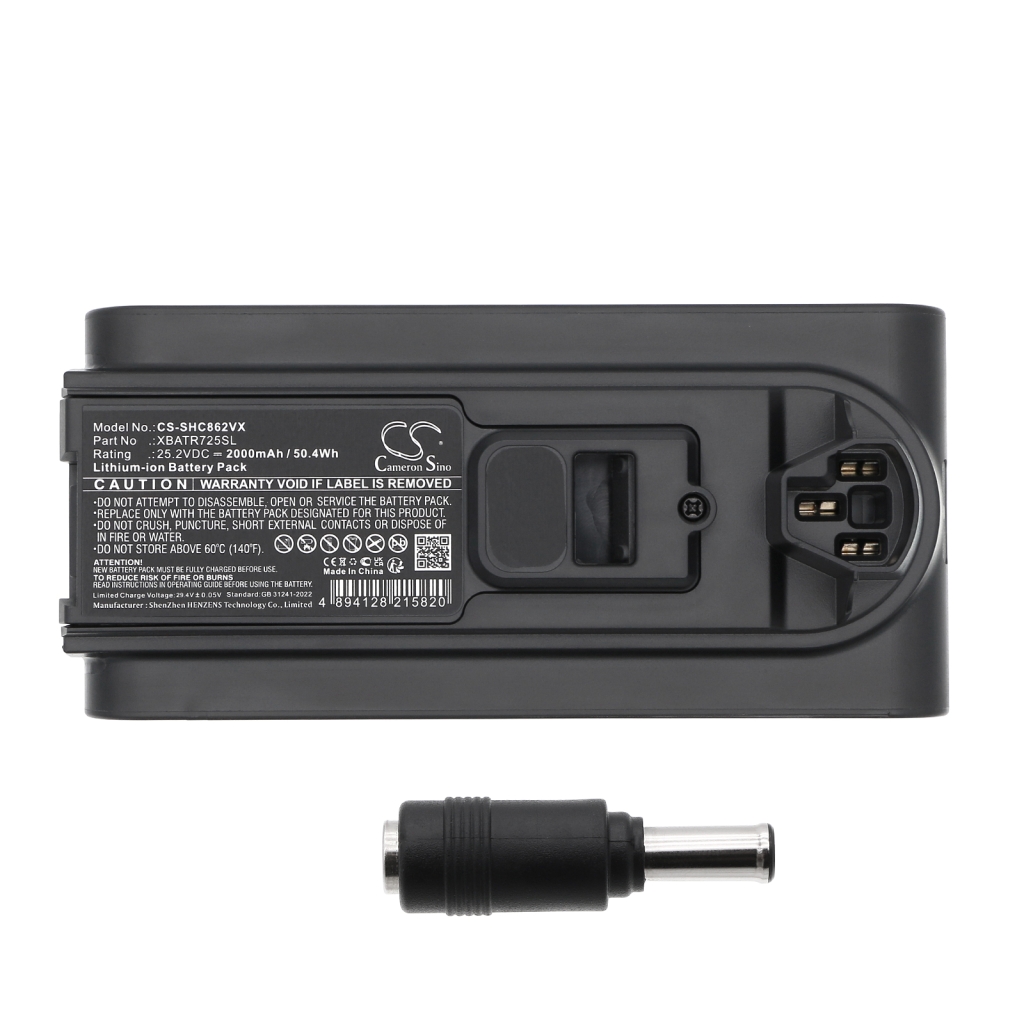 Compatible battery replacement for Shark XBATR725SL