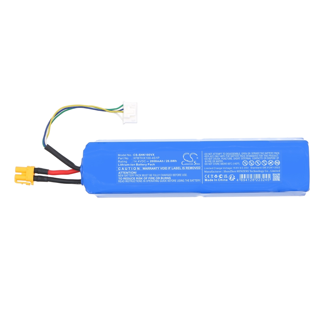 Batterijen voor stofzuigers Shark CS-SHK100VX