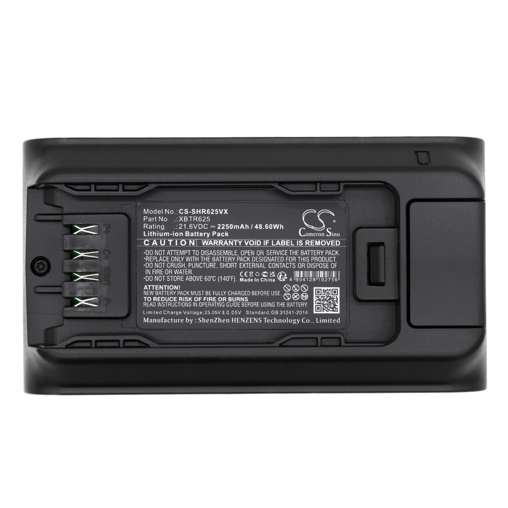 Batterijen voor stofzuigers Shark CS-SHR625VX
