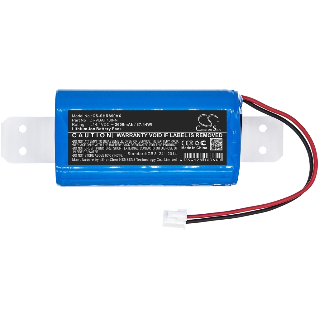 Batterijen voor stofzuigers Shark RV850WV
