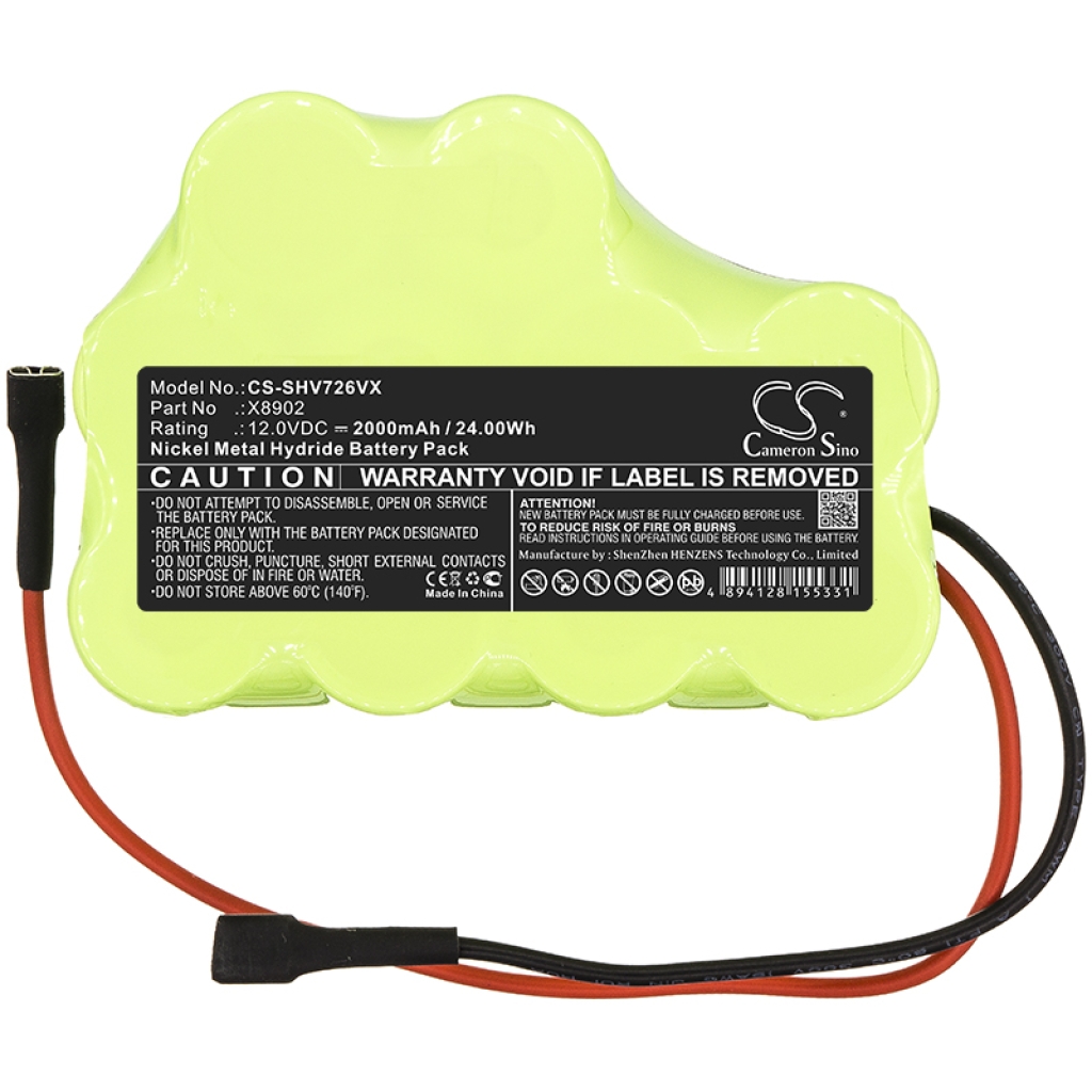 Compatibele batterijvervanging voor Shark X8902