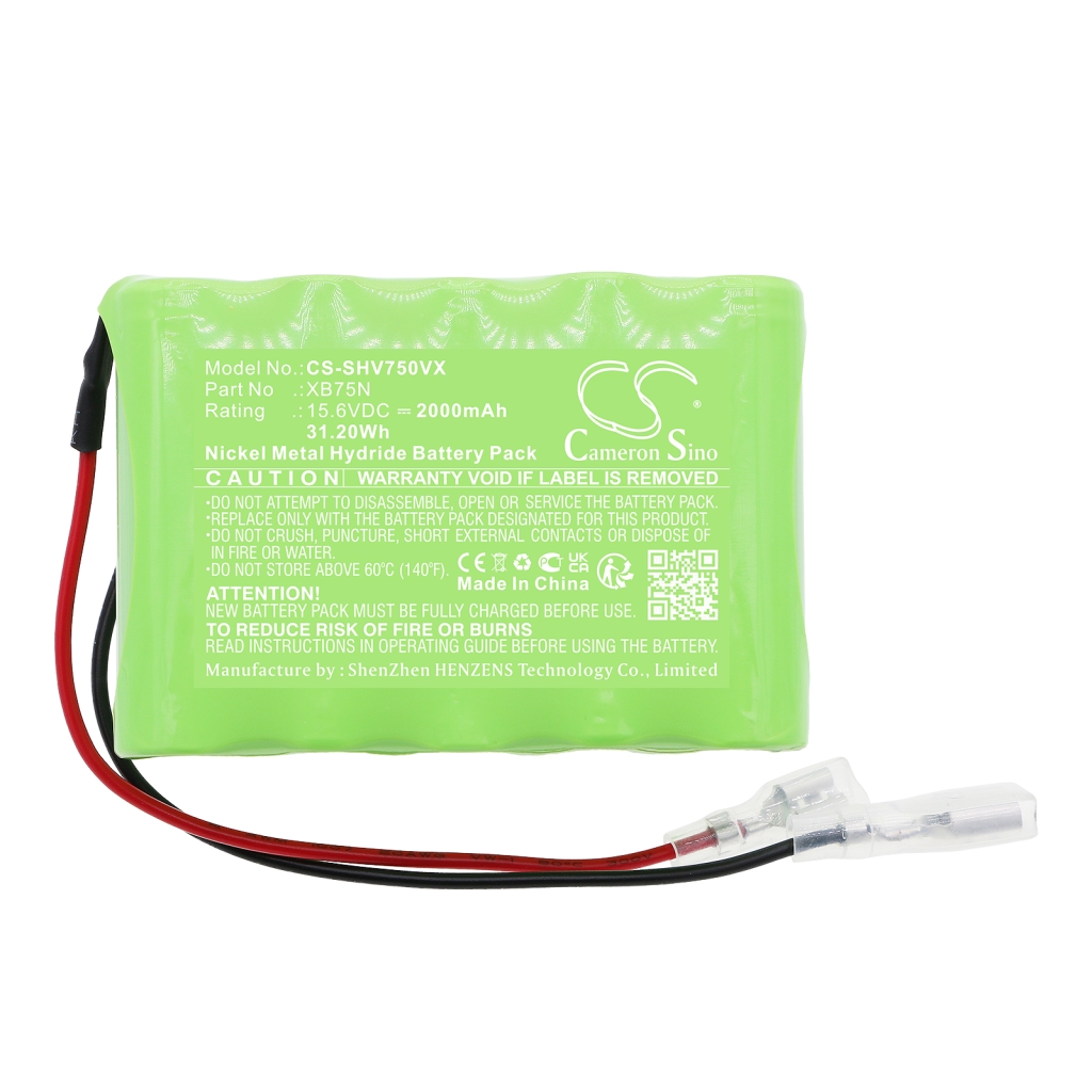 Compatibele batterijvervanging voor Shark XB75N