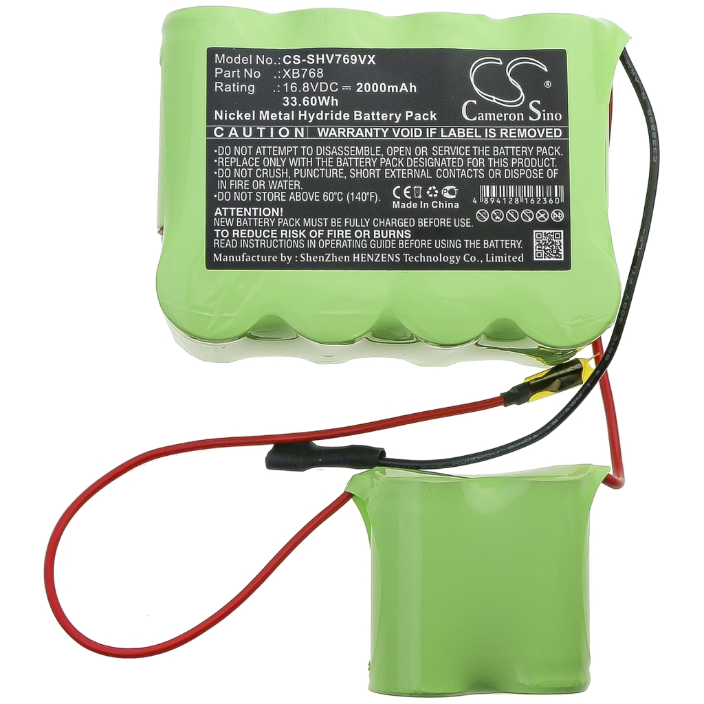 Compatibele batterijvervanging voor Shark XB768