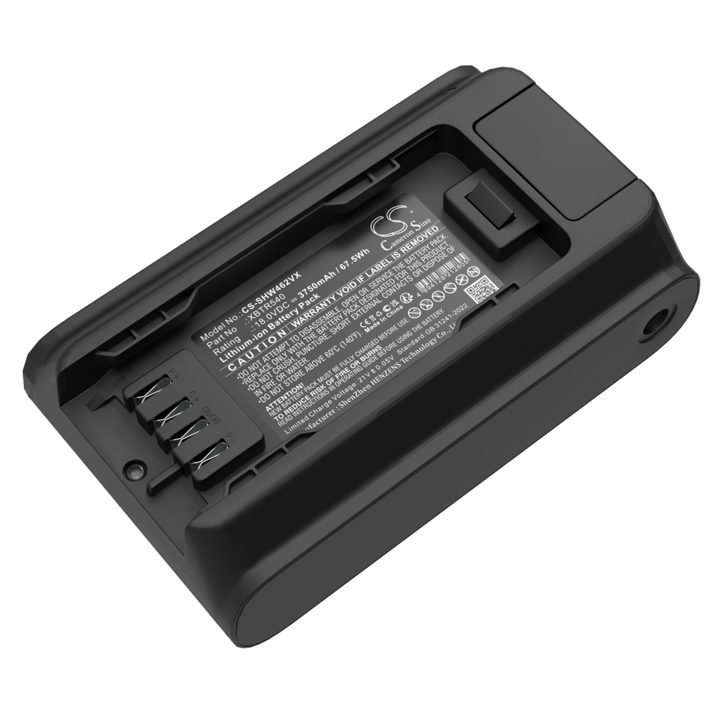 Batterijen voor stofzuigers Shark CS-SHW462VX